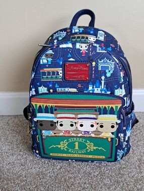 Disney Pixar Loungefly Mini Backpack Dapper Dans Main Street USA Funko Pop